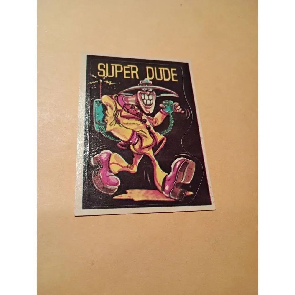 Vintage 1978 Donruss CB Convoy Sticker Trading Card CB Dictionary Super Dude